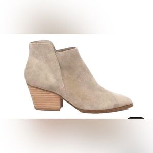 Dolce Vita Daine Suede Booties Taupe Sage 9.5